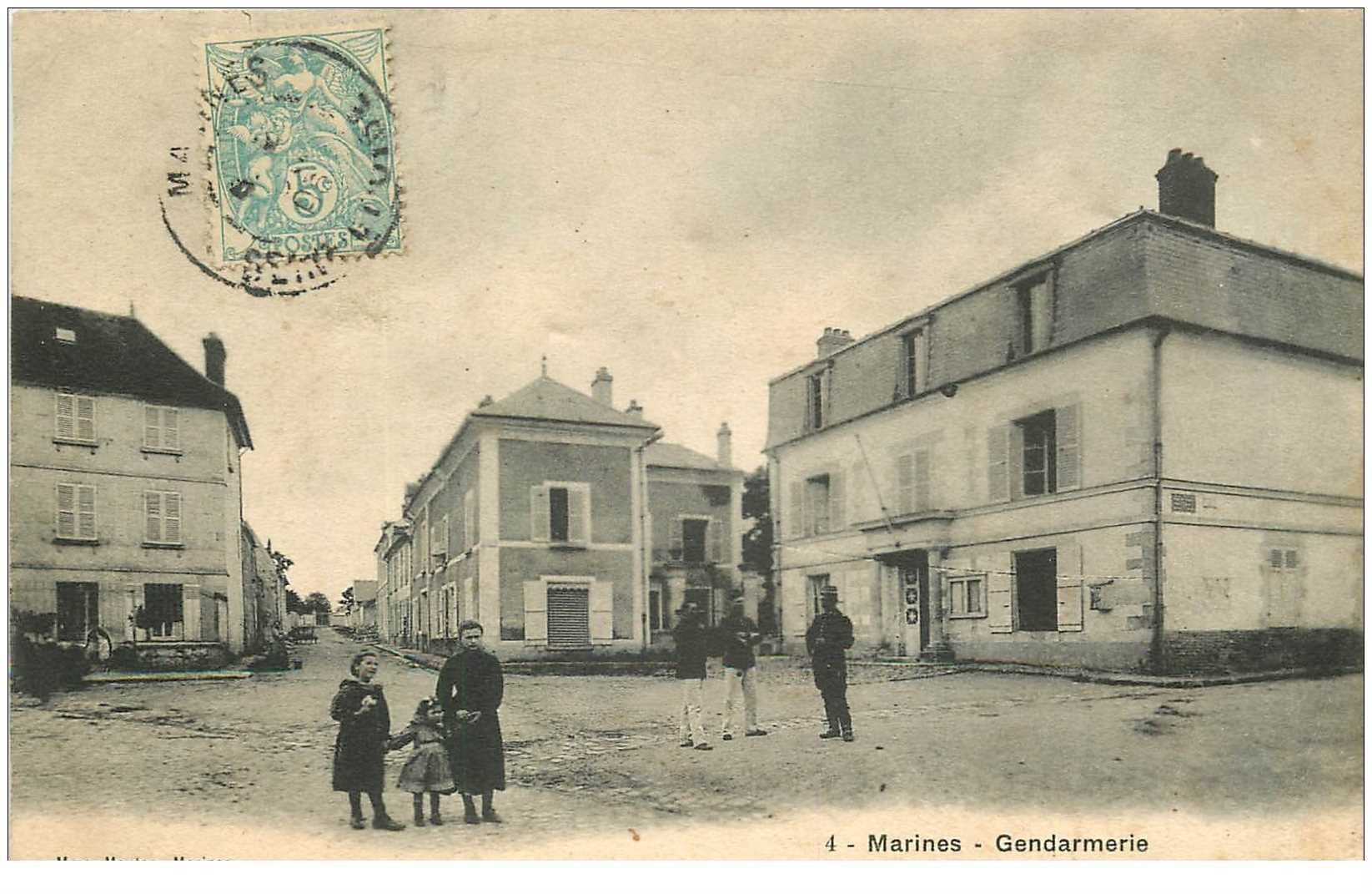 95 MARINES. La Gendarmerie 1906