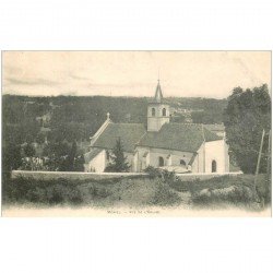 carte postale ancienne 95 MERIEL. L'Eglise vers 1900