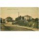 95 MOISSELLES. Mairie et Ecole. Superbe carte toilée vers 1910...