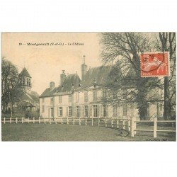 carte postale ancienne 95 MONTGEROULT. Le Château 1913