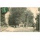 carte postale ancienne 95 MONTMORENCY. Carrefour Ermitage JJ Rousseau 1908 cycliste
