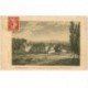 carte postale ancienne 95 MONTMORENCY. Laboureur vers l'Ermitage de JJ Rousseau. Carte papier velin 1908 Maggi