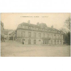 carte postale ancienne 95 PARMAIN. La Mairie