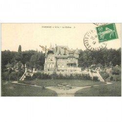 carte postale ancienne 95 PARMAIN. Villa La Sirène 1913
