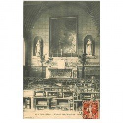 carte postale ancienne 95 PONTOISE. Chapelle des Carmélites 1913