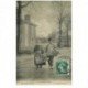 carte postale ancienne 95 PONTOISE. Couple de Paysans vendeurs Maraîchers 1919