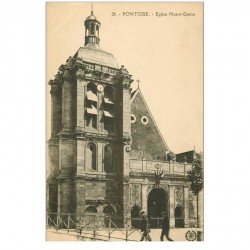carte postale ancienne 95 PONTOISE. Eglise Notre Dame