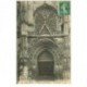 carte postale ancienne 95 PONTOISE. Eglise Saint Maclou le Portail timbre vierge