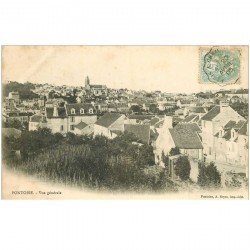 carte postale ancienne 95 PONTOISE. Vue sur les Toits de la ville 1905