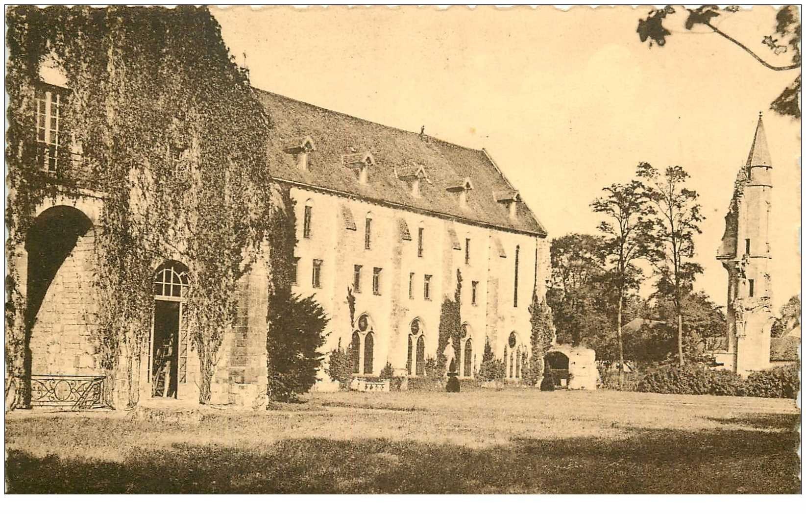 carte postale ancienne 95 ROYAUMONT. Abbaye. Vue côté Est