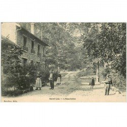 carte postale ancienne 95 SAINT LEU TAVERNY. L'Eauriette 1906