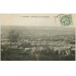 carte postale ancienne 95 SANNOIS. Panorama pris des Moulins
