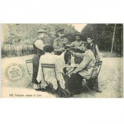 carte postale ancienne 95 SANNOIS. Trinquons comme la Lune 1915