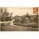 carte postale ancienne 95 SANTEUIL. Le Village et son Pont