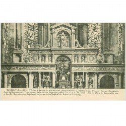 carte postale ancienne 95 TAVERNY. L'Eglise Retable du Maitre Autel