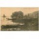carte postale ancienne 95 VETHEUIL. Barques sur les Bords de la Seine vers 1900