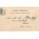 carte postale ancienne 95 VETHEUIL. Le Passeur sur son Bac avec Attelage 1904