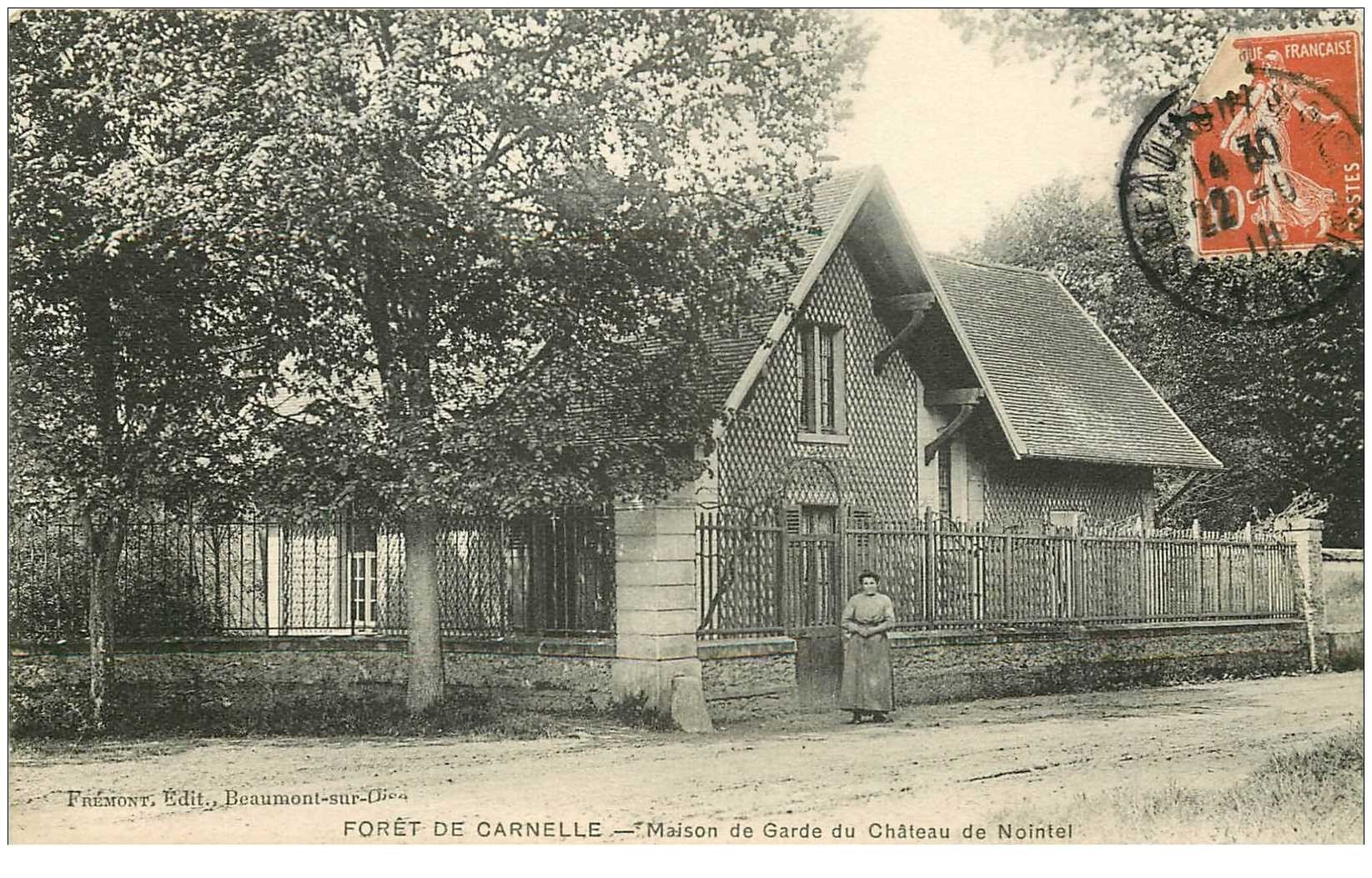 95 VIARMES. Forêt de Carnelle. Maison de Garde du Château de Nointel 1910