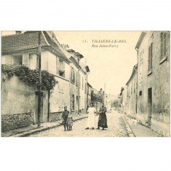 carte postale ancienne 95 VILLIERS LE BEL. Rue Jules Ferry