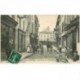 carte postale ancienne K. 95 BEAUMONT-SUR-OISE. Plan rare Rue Haute de la Vallée Comptoirs Français et Charcuterie