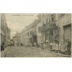 95 LUZARCHES. La Rue du Cygne Sellerie Lecler 1907