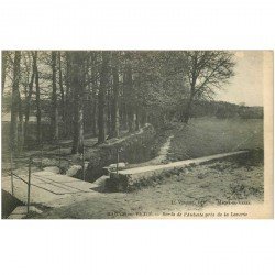 carte postale ancienne K. 95 MAGNY-EN-VEXIN. L'Aubette près de la Laverie