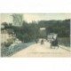 carte postale ancienne 94 LA VARENNE CHENNEVIERES. Moto trois roues, attelage et Restaurant sur le Pont