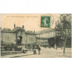 carte postale ancienne 94 KREMLIN BICETRE. Entrée des Hospices 1908