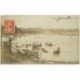 94 JOINVILLE LE PONT. Superbe photo carte postale élégantes Canotage 1912. Document rare...