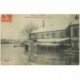 carte postale ancienne 94 JOINVILLE LE PONT. Crue inondation Cinéma inondé 1911
