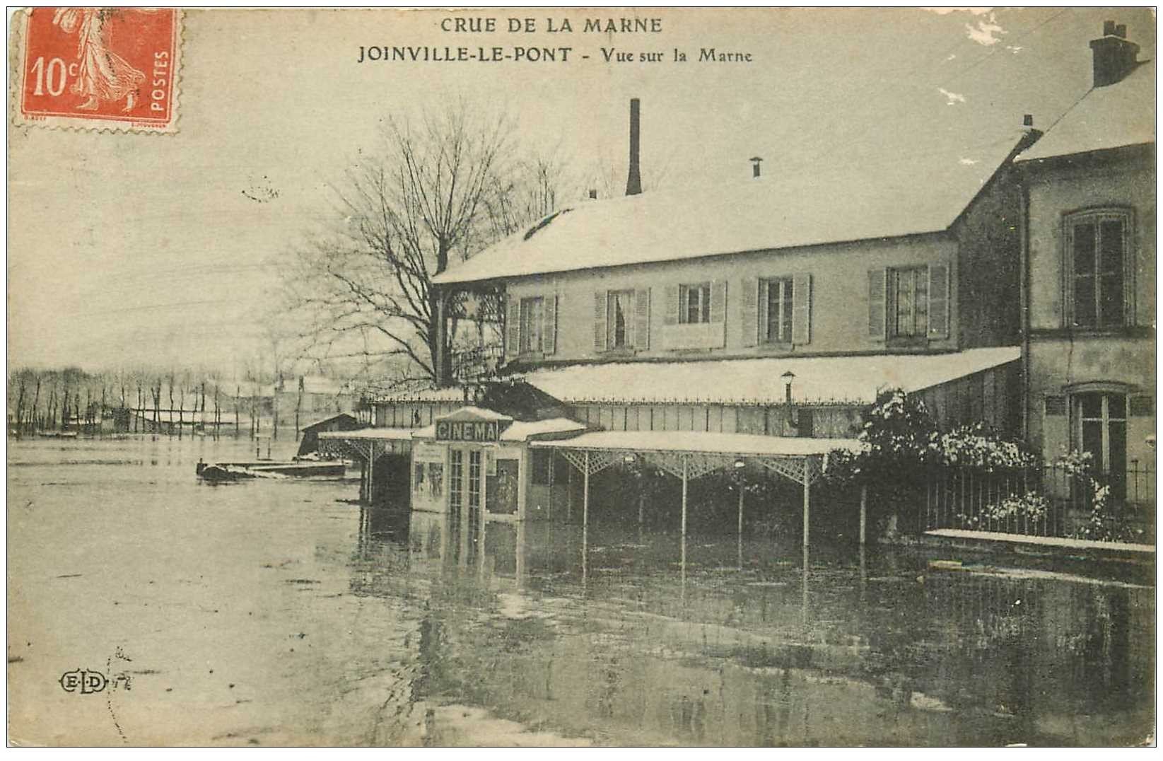 94 - JOINVILLE-LE-PONT - Le Pont et l'Écluse - 1904 - Carte postale