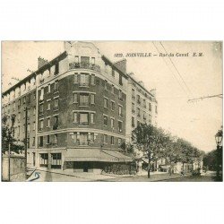 carte postale ancienne 94 JOINVILLE LE PONT. Café Rue du Canal 1939