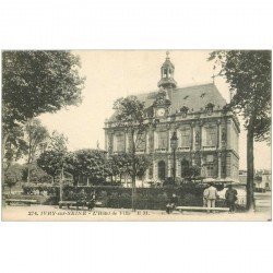 carte postale ancienne 94 IVRY SUR SEINE. L'Hôtel de Ville