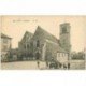 carte postale ancienne 94 IVRY SUR SEINE. Eglise animation sur le Parvis