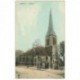 carte postale ancienne 94 GENTILLY. L'Eglise 1910 manque un timbre sur deux verso