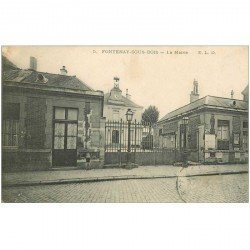 carte postale ancienne 94 FONTENAY SOUS BOIS. La Mairie 1912