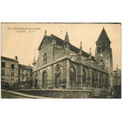 carte postale ancienne 94 FONTENAY SOUS BOIS. L'Eglise 1915