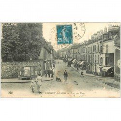 carte postale ancienne 94 CHOISY LE ROI. Vespasiennes Rue du Pont 1921