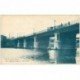 carte postale ancienne 94 CHOISY LE ROI. Le Pont avec Pêcheurs au dessous