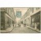 carte postale ancienne 94 CHOISY LE ROI. La rue Saint Louis 1905 Boucher devant l'Horlogerie Bijouterie