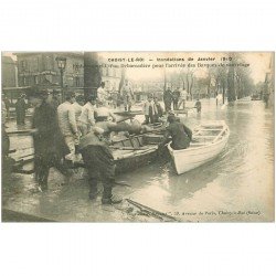 94 CHOISY LE ROI. Etablissement embarcadère pour Barques de sauvetage inondations de 1910