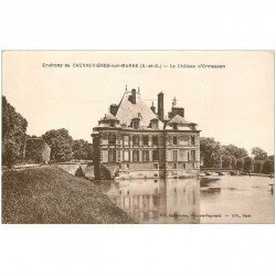 carte postale ancienne 94 CHENNEVIERES SUR MARNE. Château d'Ormesson