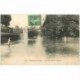 carte postale ancienne 94 CHATENTONNEAU. La Passerelle du Château avec Pêcheur à la ligne 1916