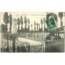 carte postale ancienne 94 CHAMPIGNY SUR MARNE. Le Monument de la défense 1870-71 en 1911