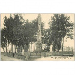 carte postale ancienne 94 BRY SUR MARNE. Le Monument de 1870