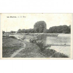 carte postale ancienne 94 BRY SUR MARNE. La Marne