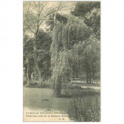 carte postale ancienne 94 BOIS DE VINCENNES. Petit Lac Maison Blanche