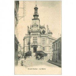 carte postale ancienne 94 ARCUEIL CACHAN. La Mairie 1932