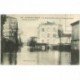 carte postale ancienne 94 ALFORTVILLE. Crue 1910. Le Rond Point et rue de Villeneuve