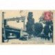 carte postale ancienne 94 ABLON SUR SEINE. Rues du Bac et de Paris près de la Gare 1935